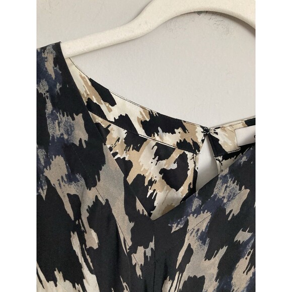 Robert Rodriquez Silk Animal Print Asymmetrical Dress 8 Women’s - Picture 3 of 14